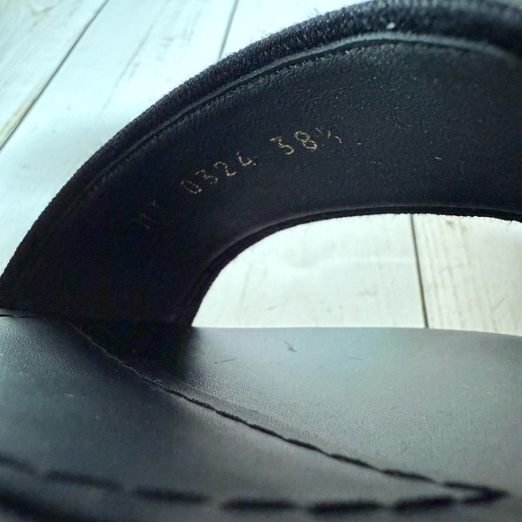 Christian Dior Calfskin Raffia Embroidered Dway Platform Sandals Sz 38.5 / 8.5 - Picture 14 of 16